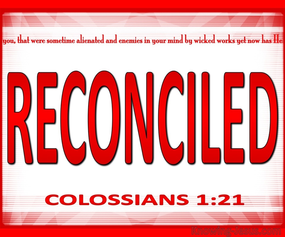 Colossians 1:21 Reconciled To God (red)